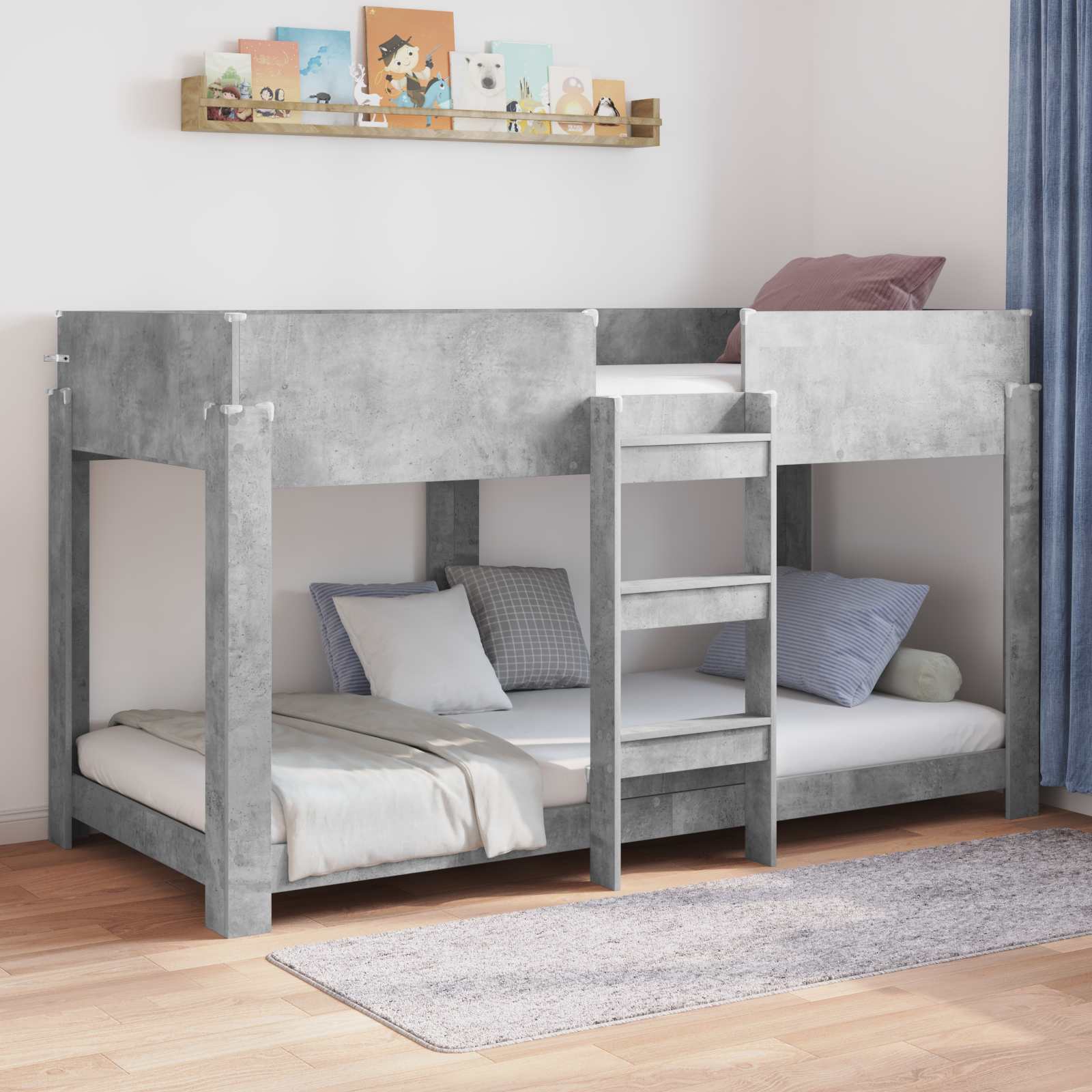 Cama Litera para Niños 75 x 190 cm Madera de ingeniería