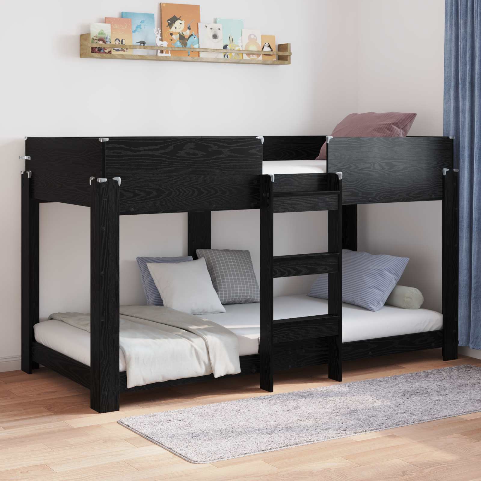 Cama Litera para Niños 75 x 190 cm Madera de ingeniería