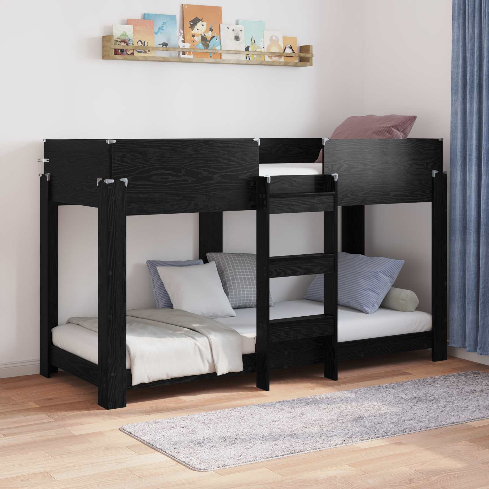 Cama Litera para Niños 75 x 190 cm Madera de ingeniería