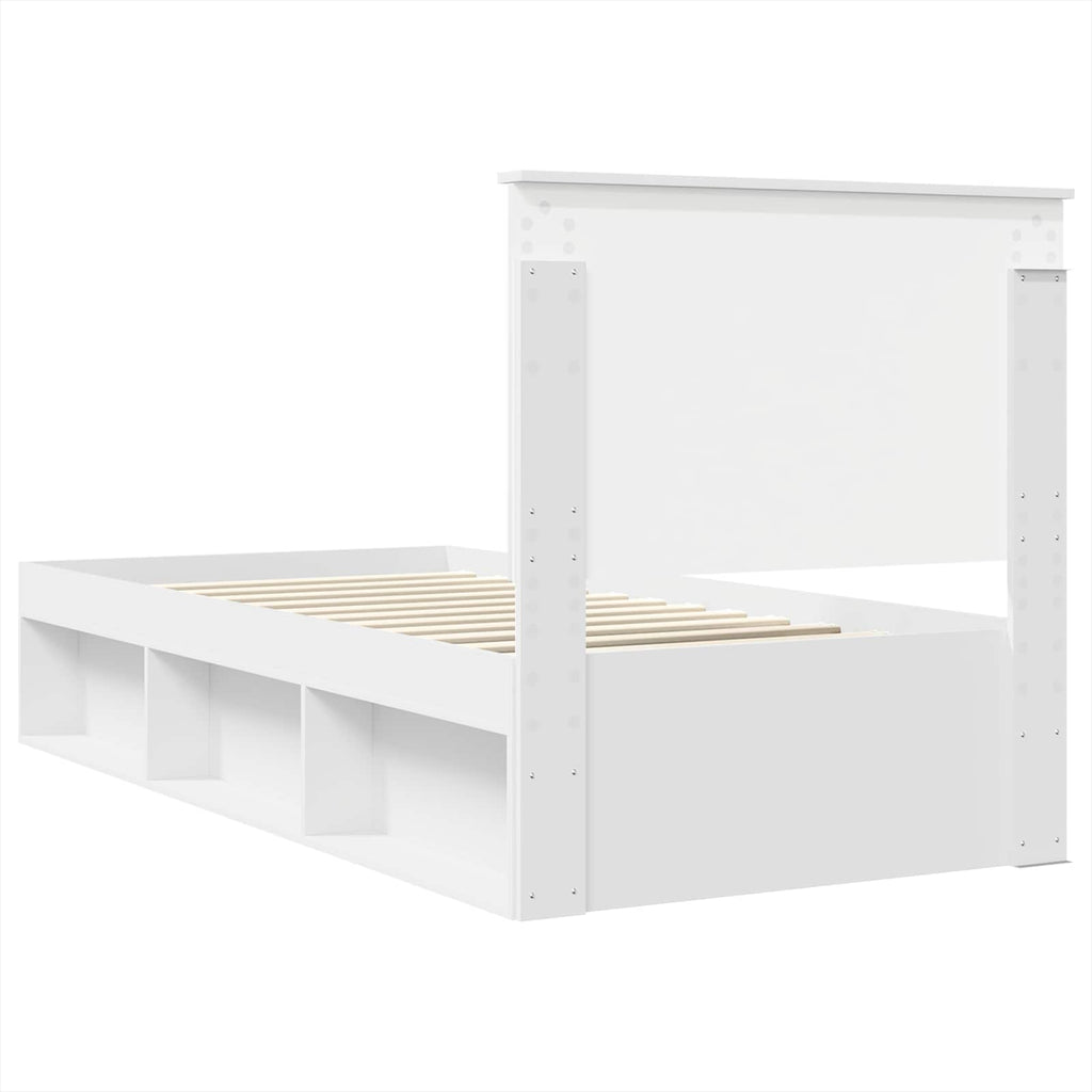 Estructura de cama 100 x 200 cm Madera de pino macizo