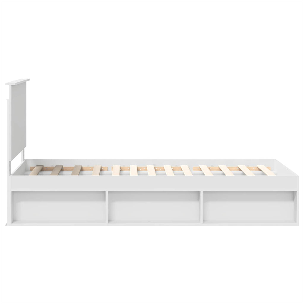 Estructura de cama 100 x 200 cm Madera de pino macizo