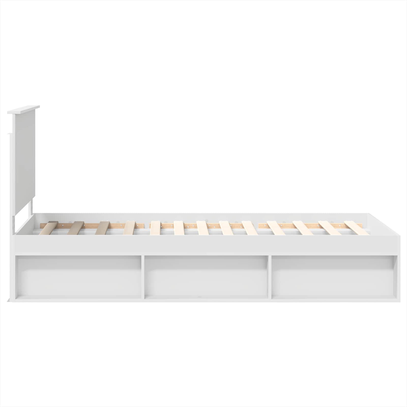 Estructura de cama 100 x 200 cm Madera de pino macizo