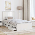 Estructura de cama con cajón 100 x 200 cm Madera Ingenieril