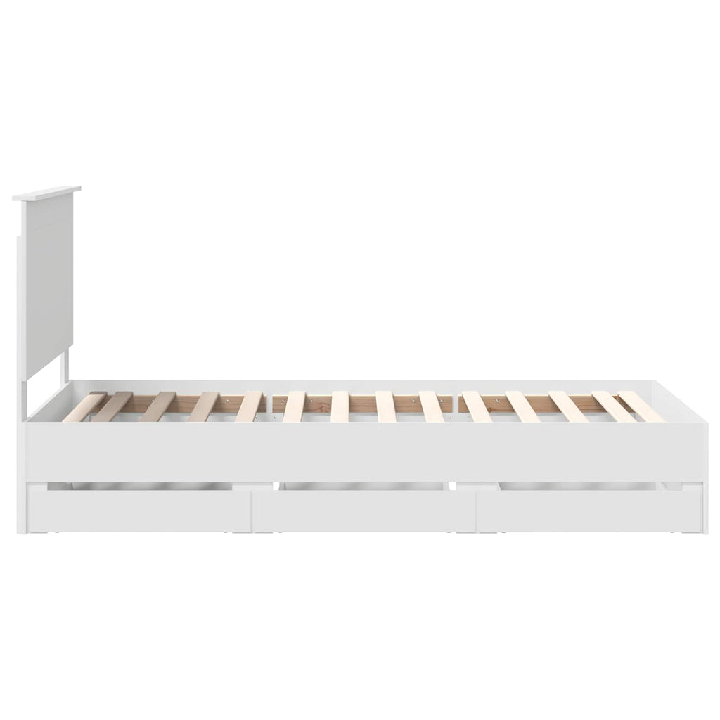 Estructura de cama con cajón 100 x 200 cm Madera Ingenieril