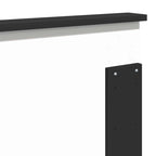 Cama con almacenamiento Negro 200 x 200 cm Madera de ingeniería