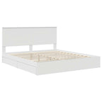 Cama con almacenamiento 180 x 200 cm Madera de ingeniería