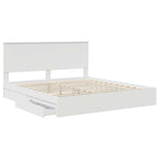 Cama con almacenamiento 180 x 200 cm Madera de ingeniería