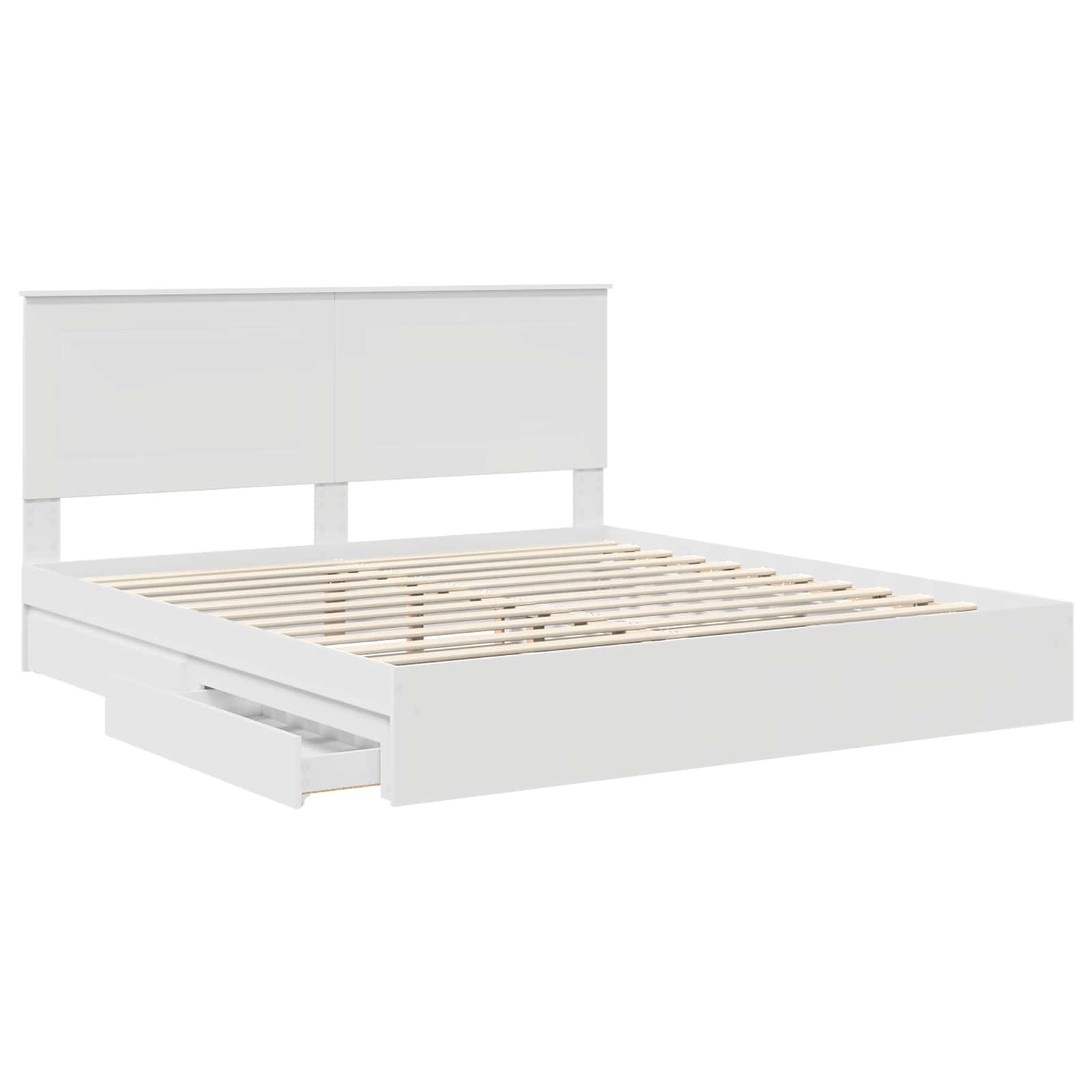 Cama con almacenamiento 180 x 200 cm Madera de ingeniería