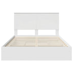 Cama con almacenamiento 150 x 200 cm Madera de ingeniería