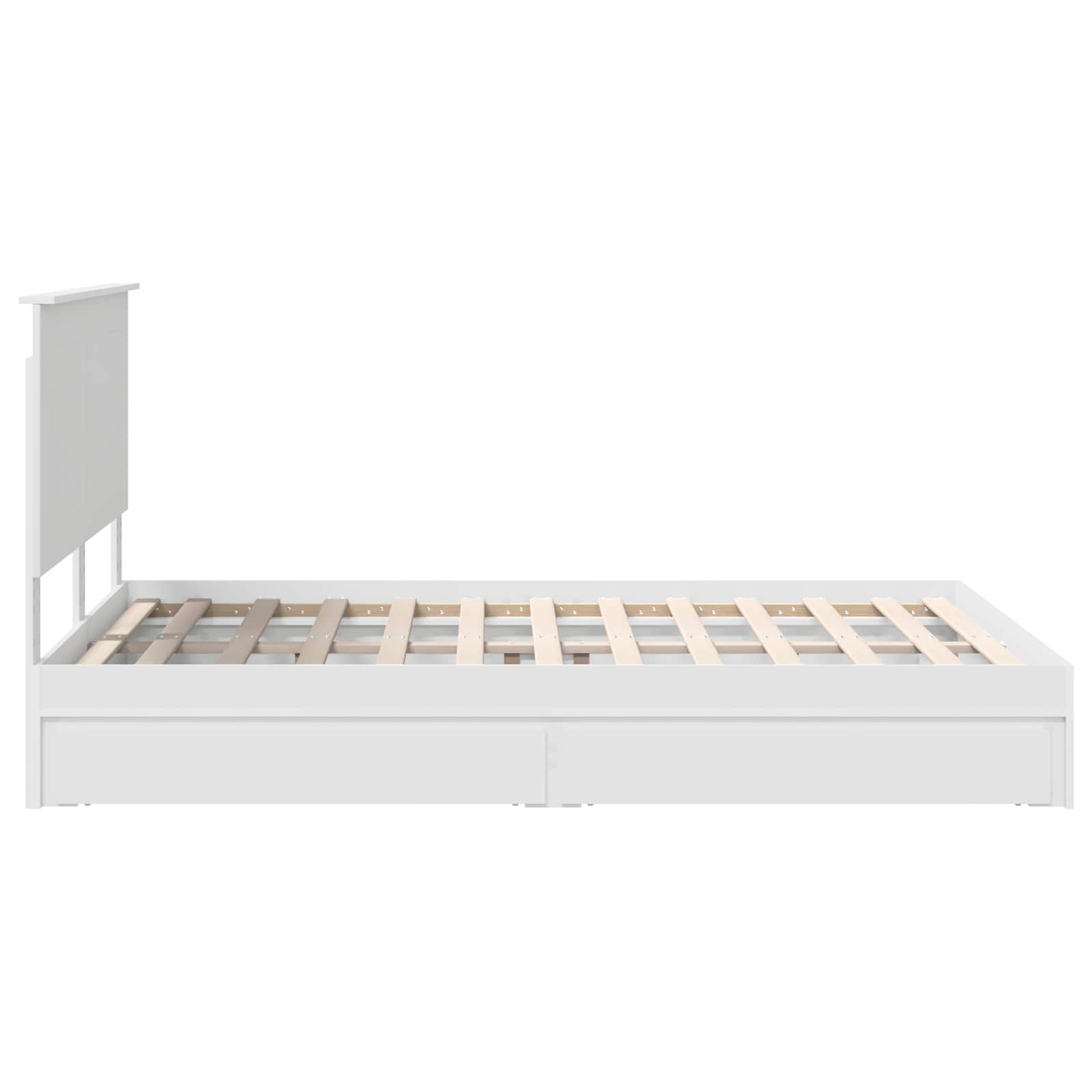 Cama con almacenamiento 140 x 190 cm Madera de ingeniería