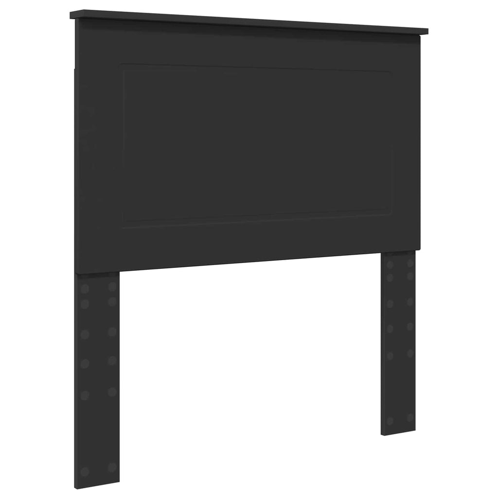 Cama con almacenamiento Negro 100 x 200 cm Madera de ingeniería