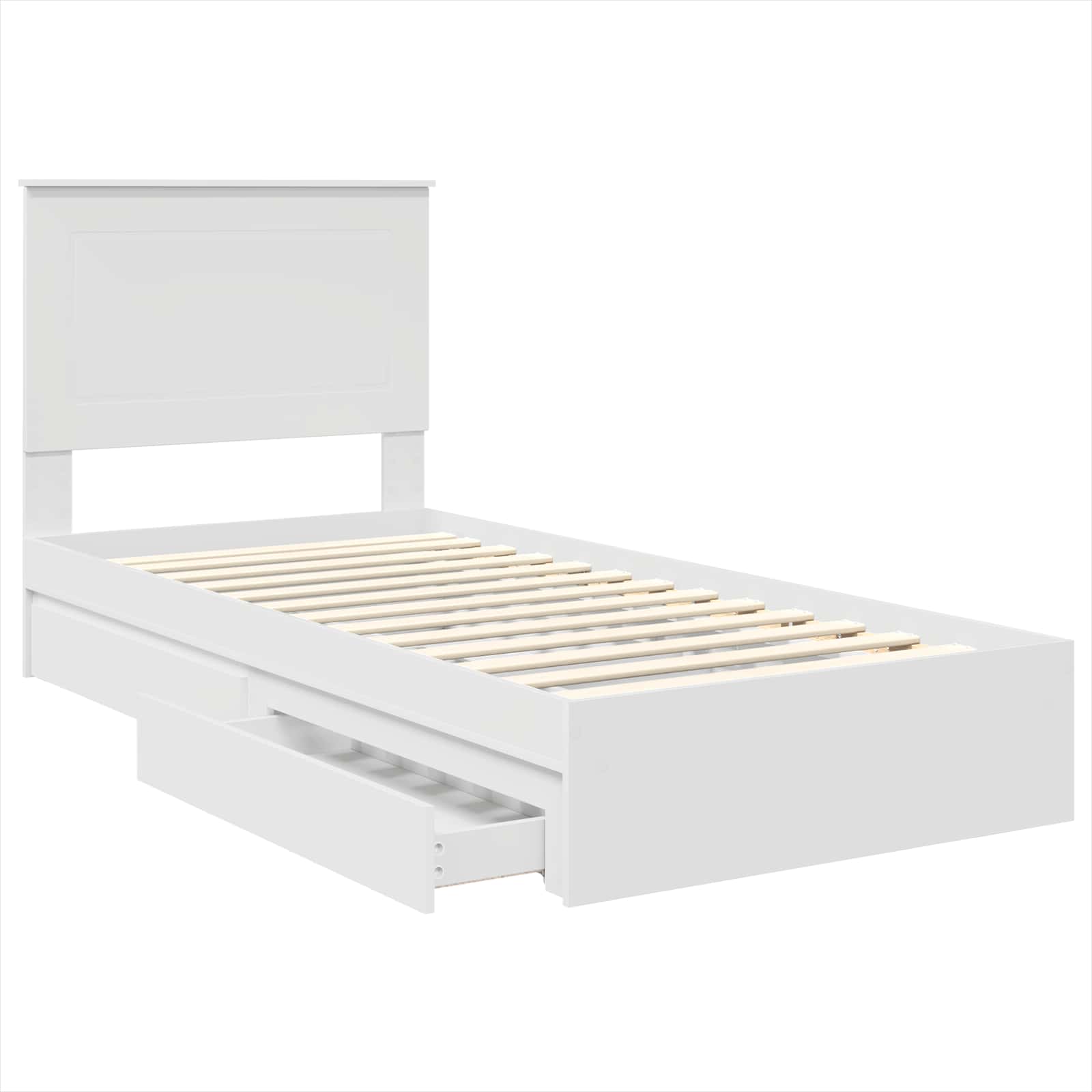 Cama con almacenamiento 90 x 190 cm Madera de ingeniería