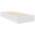 Cama con almacenamiento 90 x 190 cm Madera de ingeniería