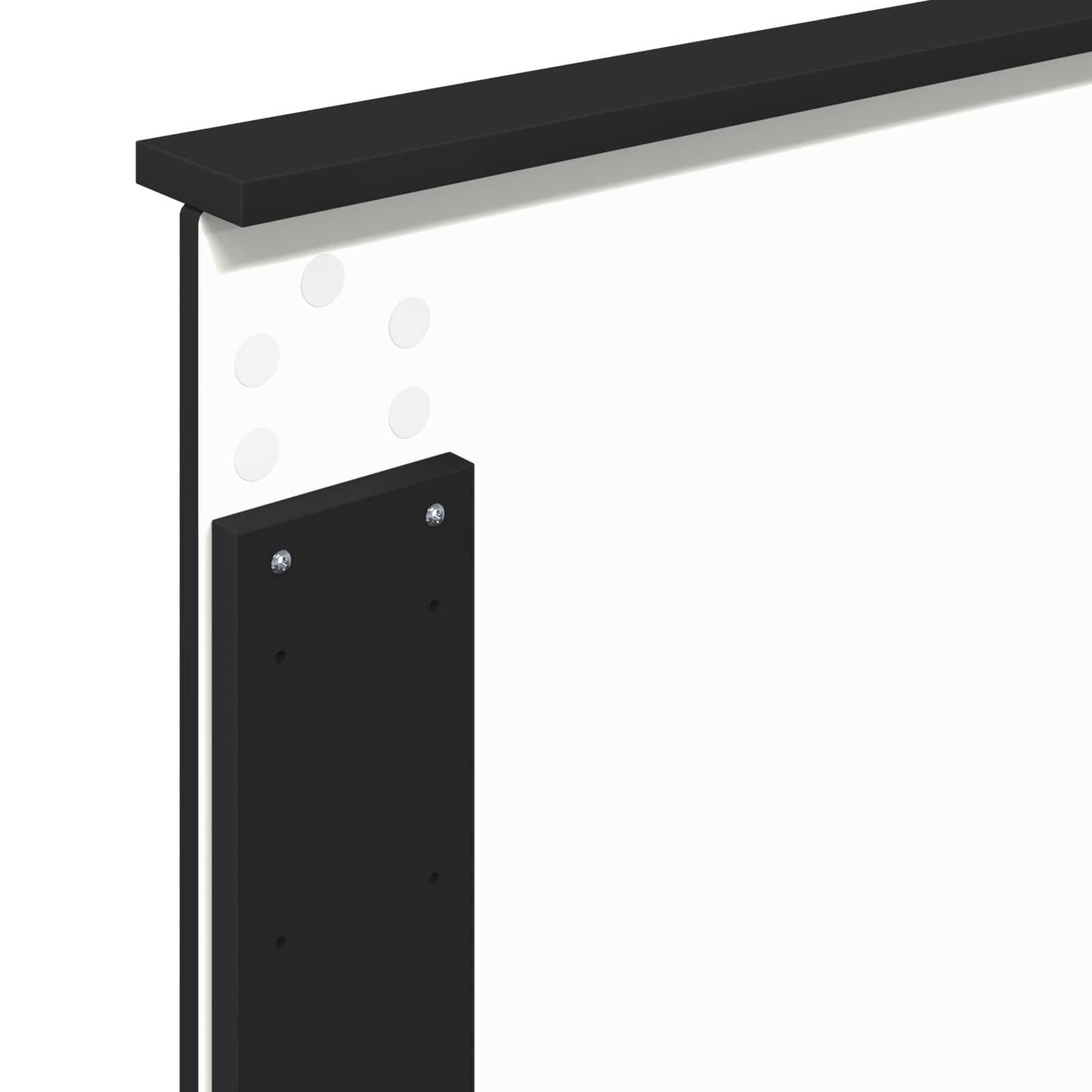 Cama con almacenamiento Negro 90 x 190 cm Madera de ingeniería