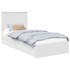 Cama con almacenamiento 90 x 200 cm Madera de ingeniería