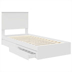 Cama con almacenamiento 90 x 200 cm Madera de ingeniería