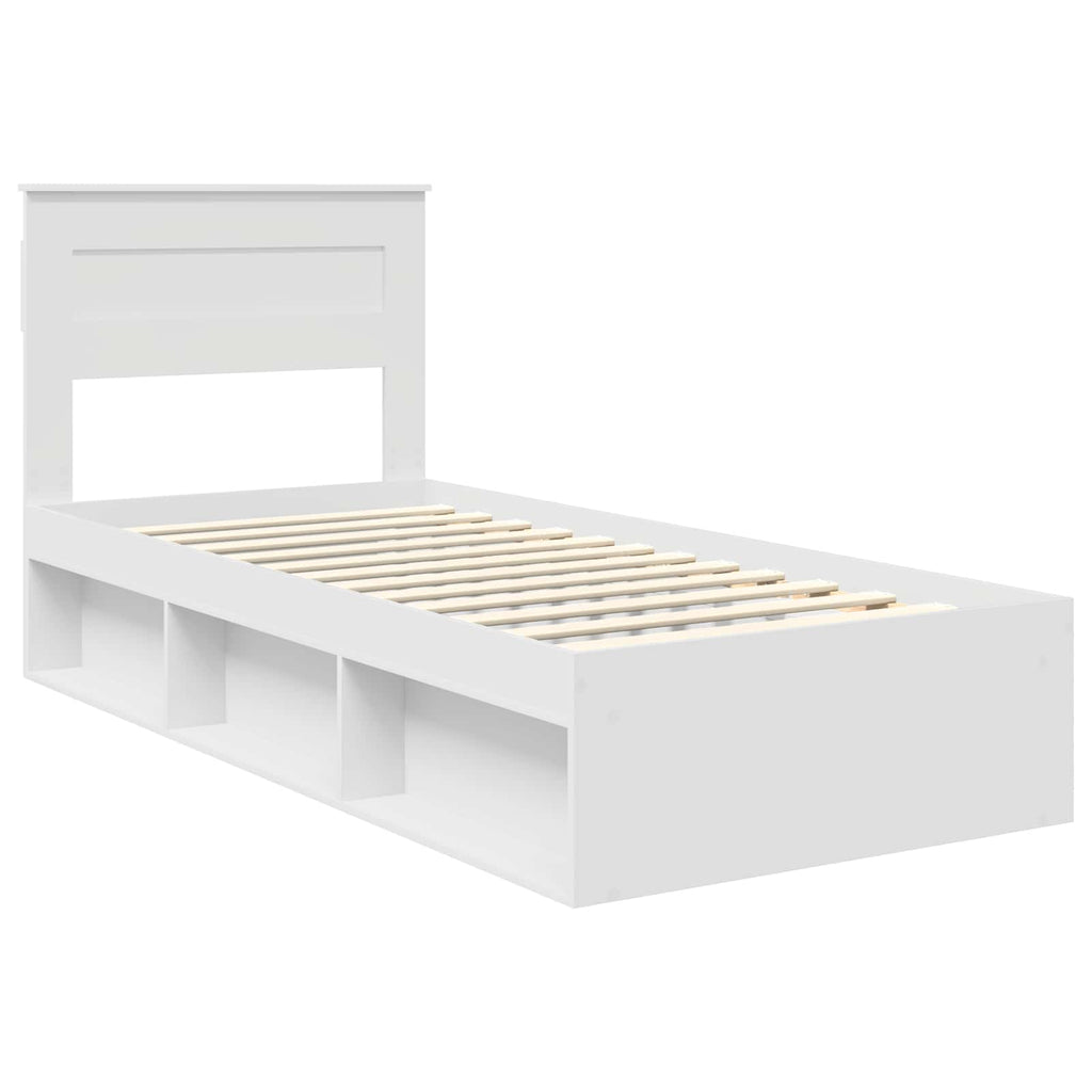 Estructura de cama 100 x 200 cm Madera de pino macizo