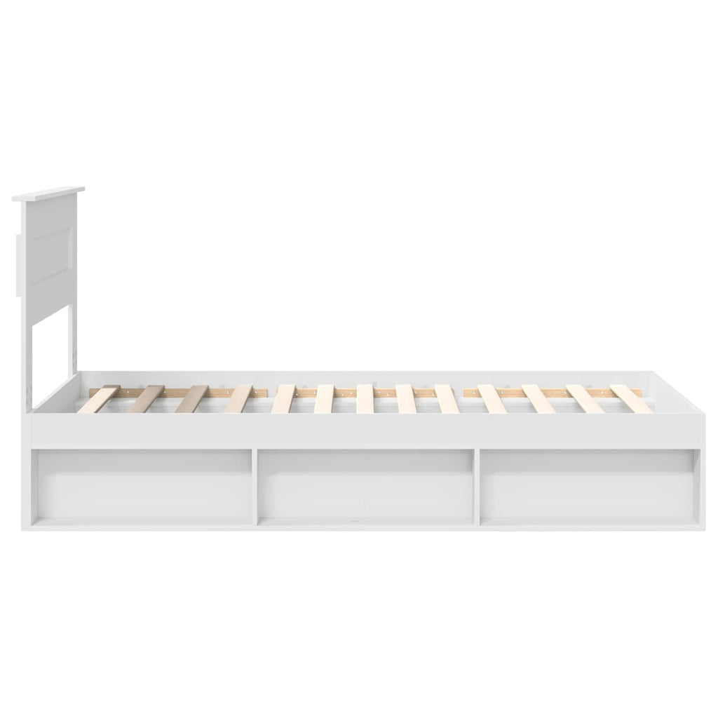 Estructura de cama 100 x 200 cm Madera de pino macizo