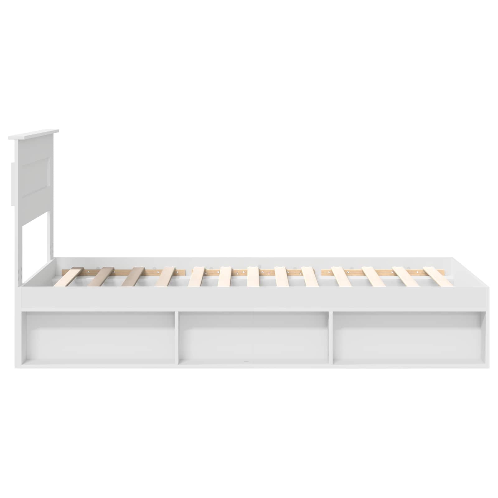 Estructura de cama 100 x 200 cm Madera de pino macizo