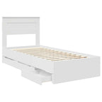 Estructura de cama con cajón 100 x 200 cm Madera Ingenieril