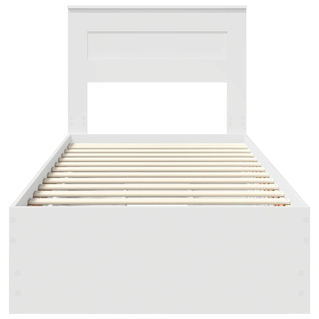 Estructura de cama con cajón 100 x 200 cm Madera Ingenieril