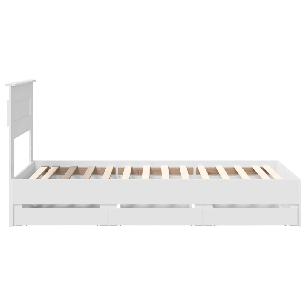 Estructura de cama con cajón 100 x 200 cm Madera Ingenieril