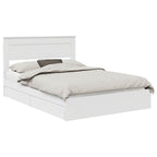 Cama con almacenamiento 140 x 190 cm Madera de ingeniería