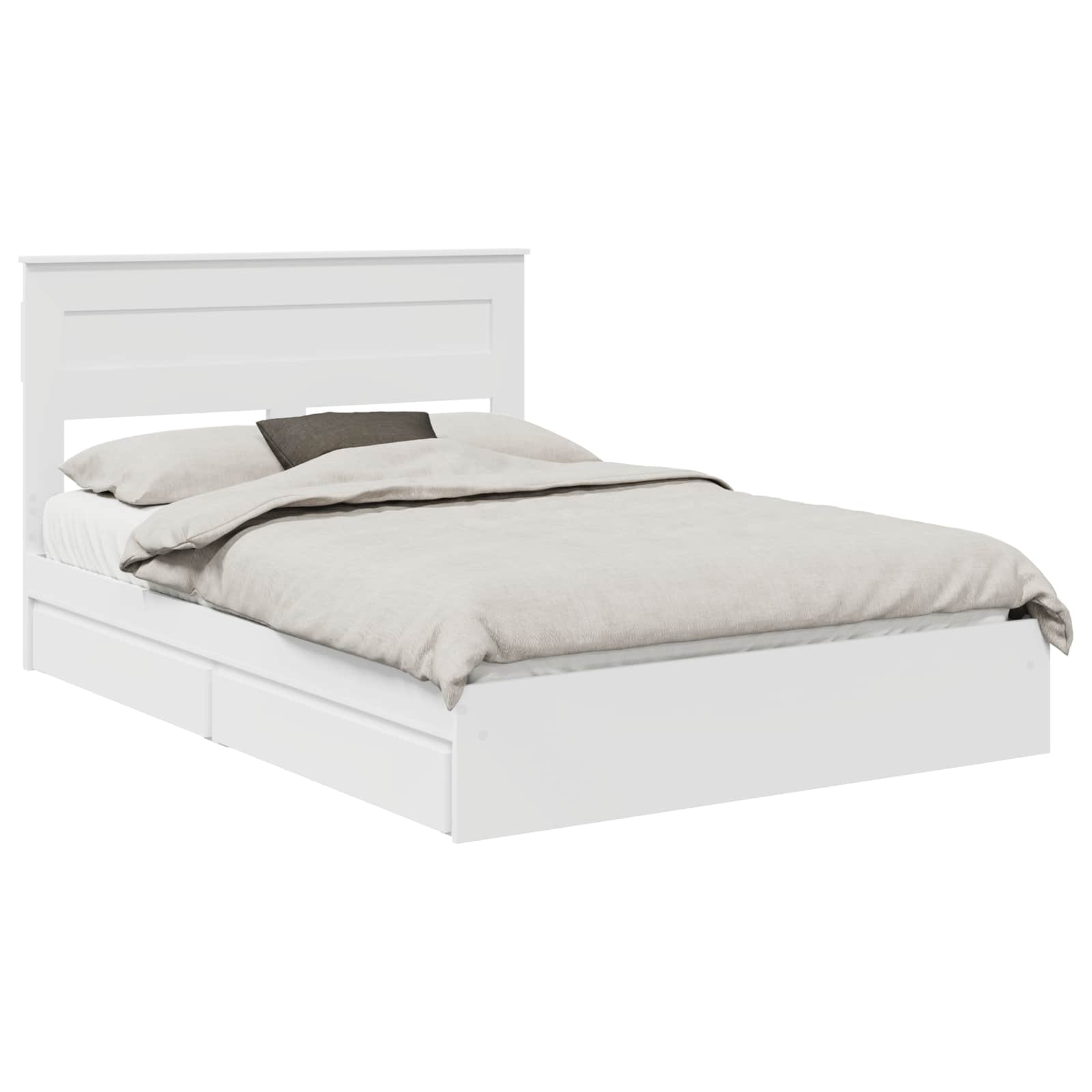 Cama con almacenamiento 140 x 190 cm Madera de ingeniería