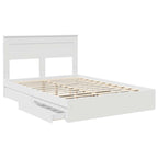 Cama con almacenamiento 140 x 190 cm Madera de ingeniería