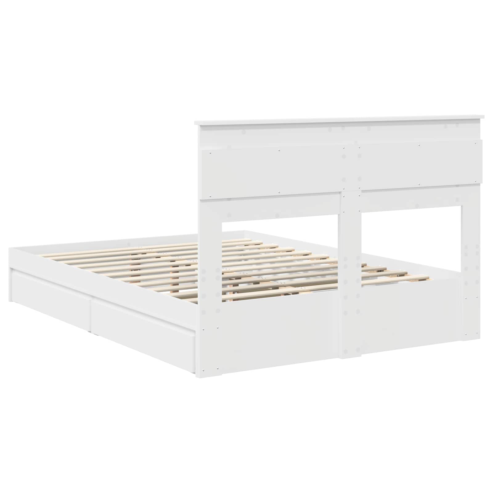 Cama con almacenamiento 140 x 190 cm Madera de ingeniería