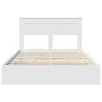 Cama con almacenamiento 140 x 190 cm Madera de ingeniería