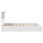Cama con almacenamiento 140 x 190 cm Madera de ingeniería