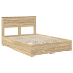 Estructura de cama con cajón Roble Sonoma 150 x 200 cm