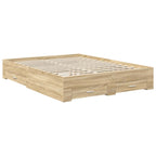 Estructura de cama con cajón Roble Sonoma 150 x 200 cm