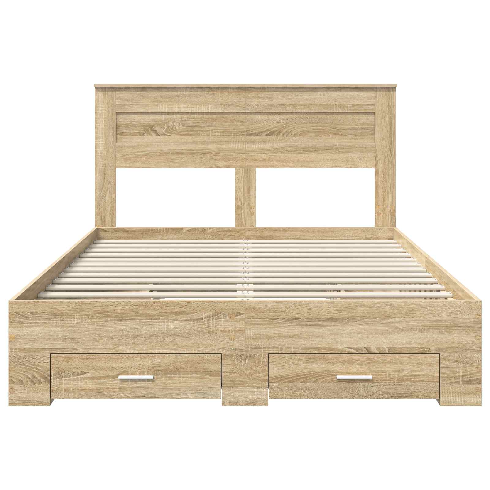 Estructura de cama con cajón Roble Sonoma 150 x 200 cm