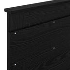 Estructura de cama Roble Negro 90 x 190 cm Madera de ingeniería
