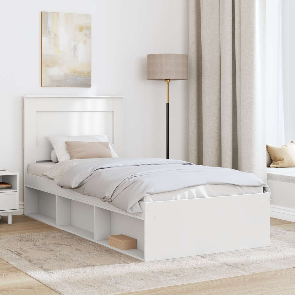Estructura de cama 100 x 200 cm Madera de pino macizo