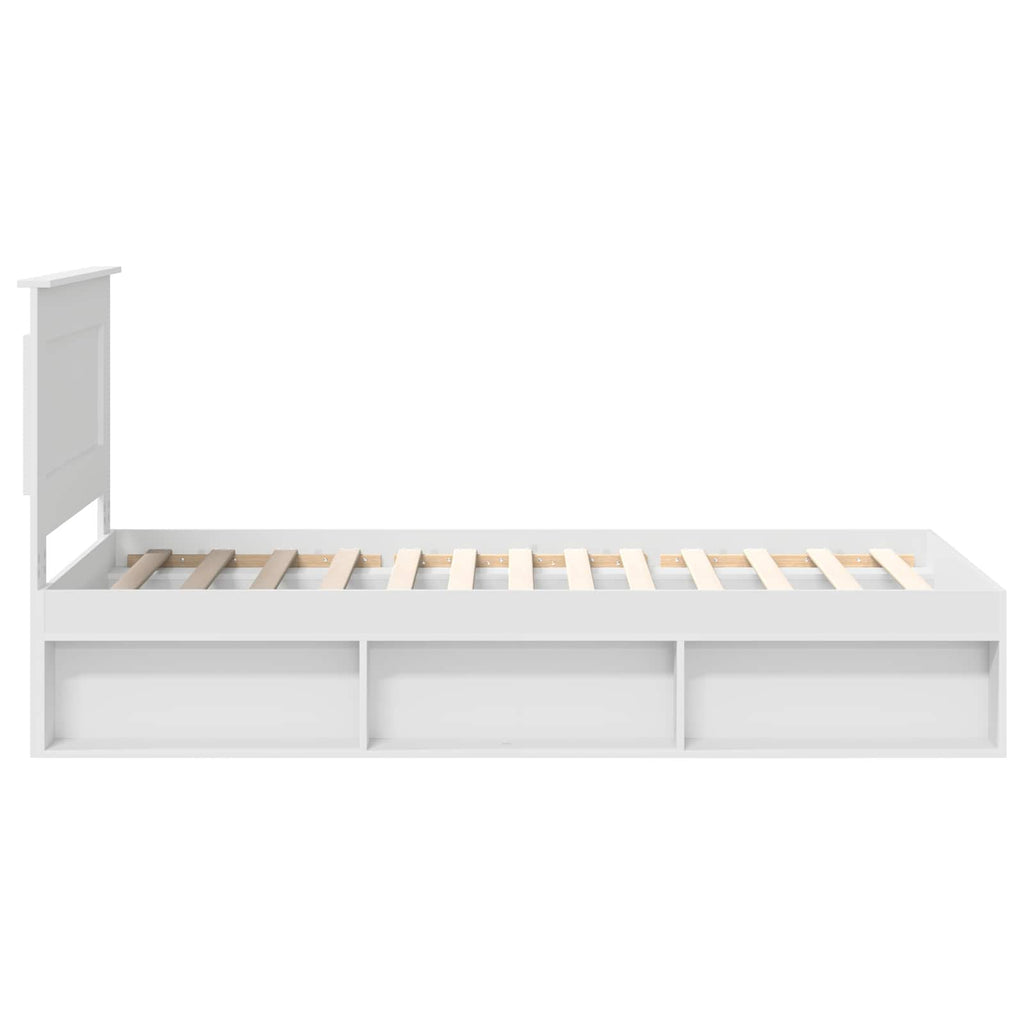 Estructura de cama 100 x 200 cm Madera de pino macizo