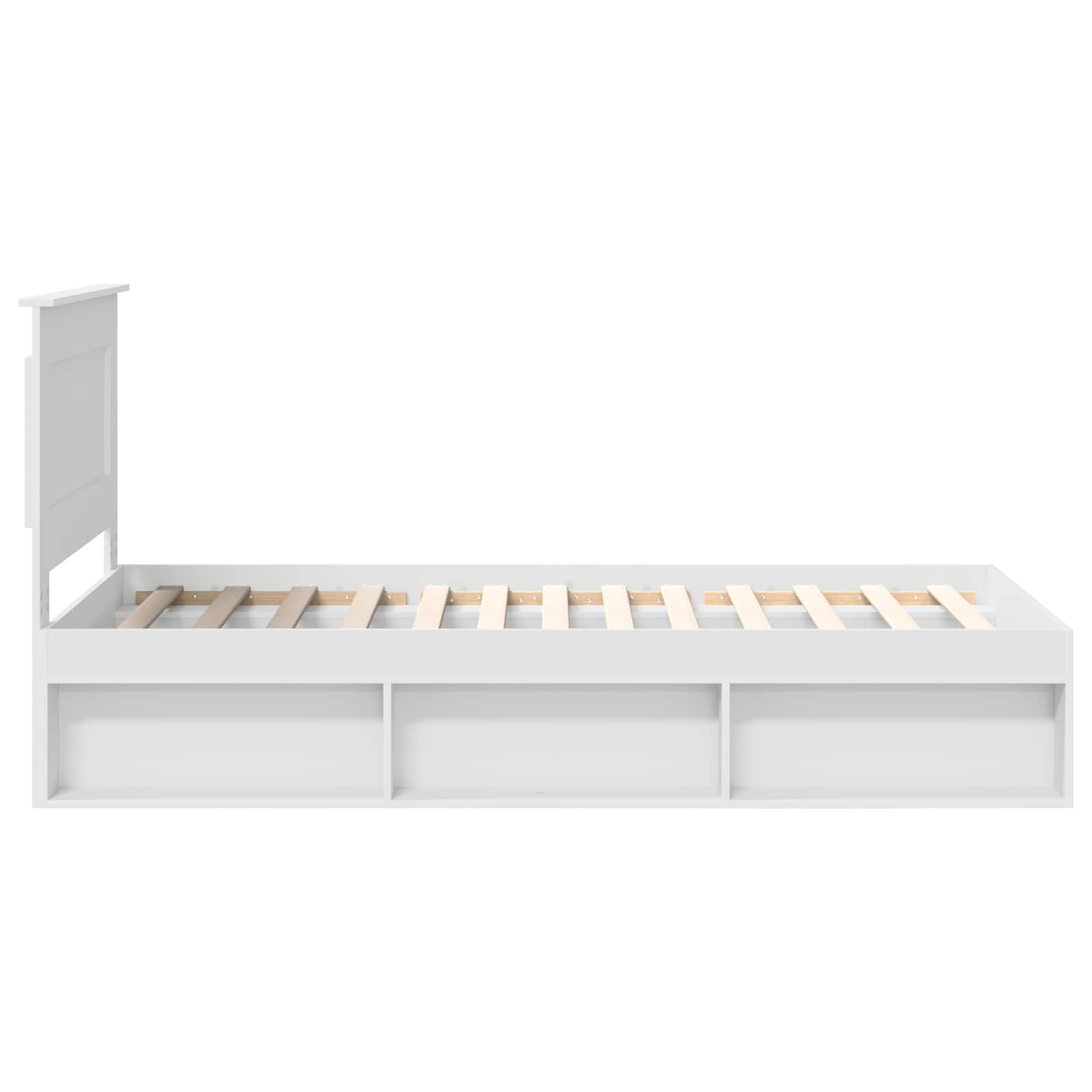Estructura de cama 100 x 200 cm Madera de pino macizo