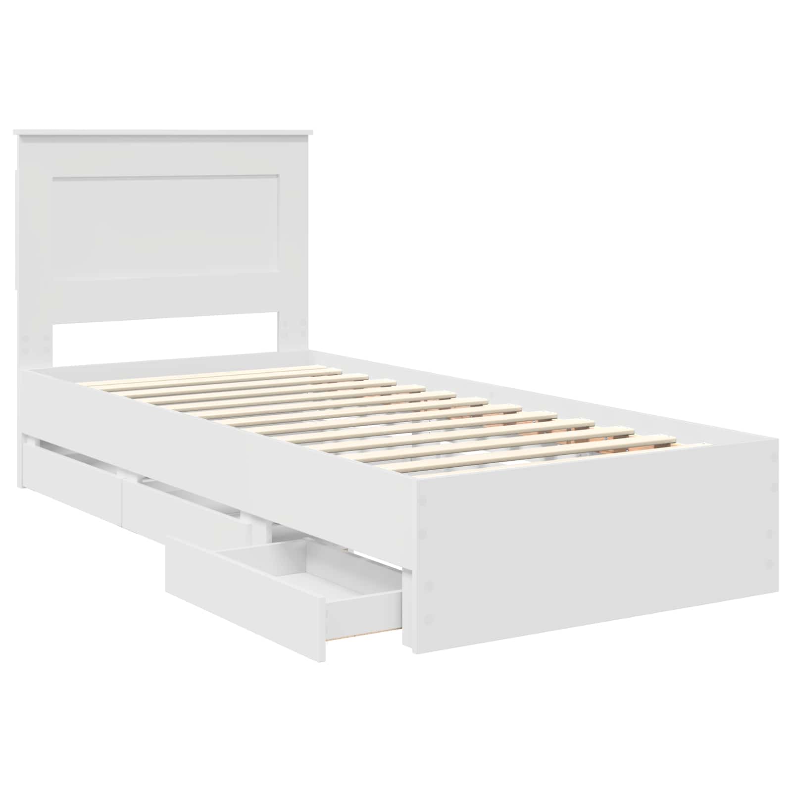 Estructura de cama con cajón 100 x 200 cm Madera Ingenieril