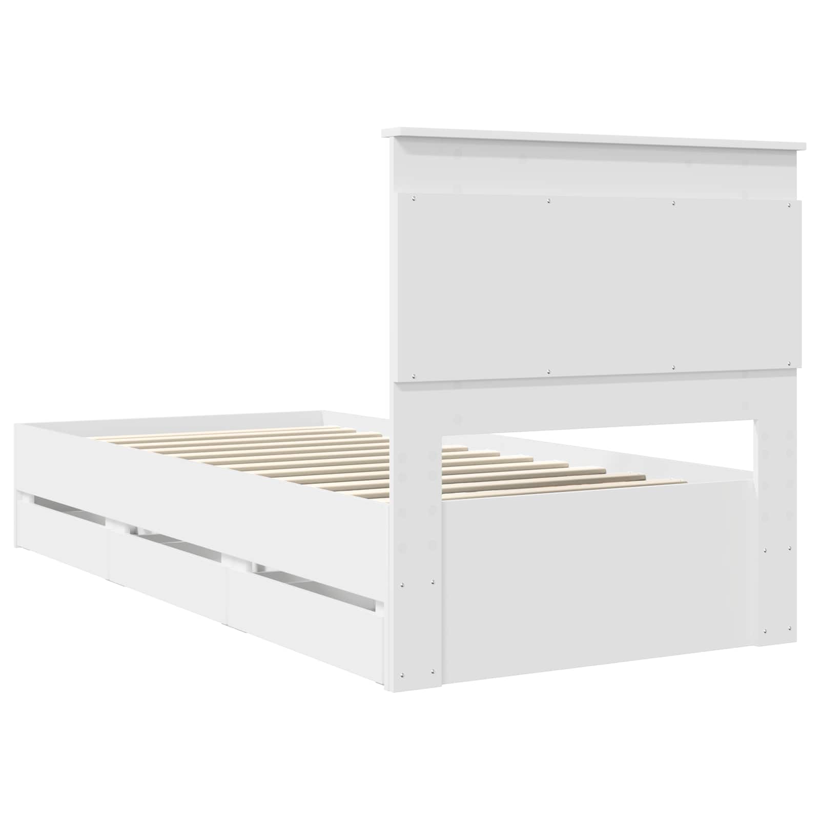 Estructura de cama con cajón 100 x 200 cm Madera Ingenieril