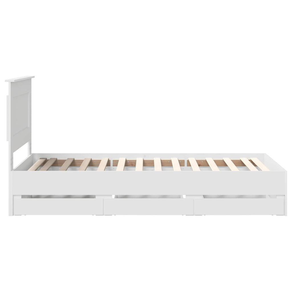 Estructura de cama con cajón 100 x 200 cm Madera Ingenieril