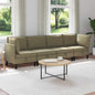 3-piece Living Room Furniture Set Sand Fabric