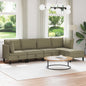 3-piece Living Room Furniture Set Sand Fabric