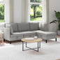 3-piece Living Room Furniture Set Sand Fabric