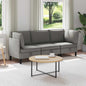 3-piece Living Room Furniture Set Sand Fabric
