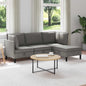 3-piece Living Room Furniture Set Sand Fabric