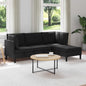 3-piece Living Room Furniture Set Sand Fabric