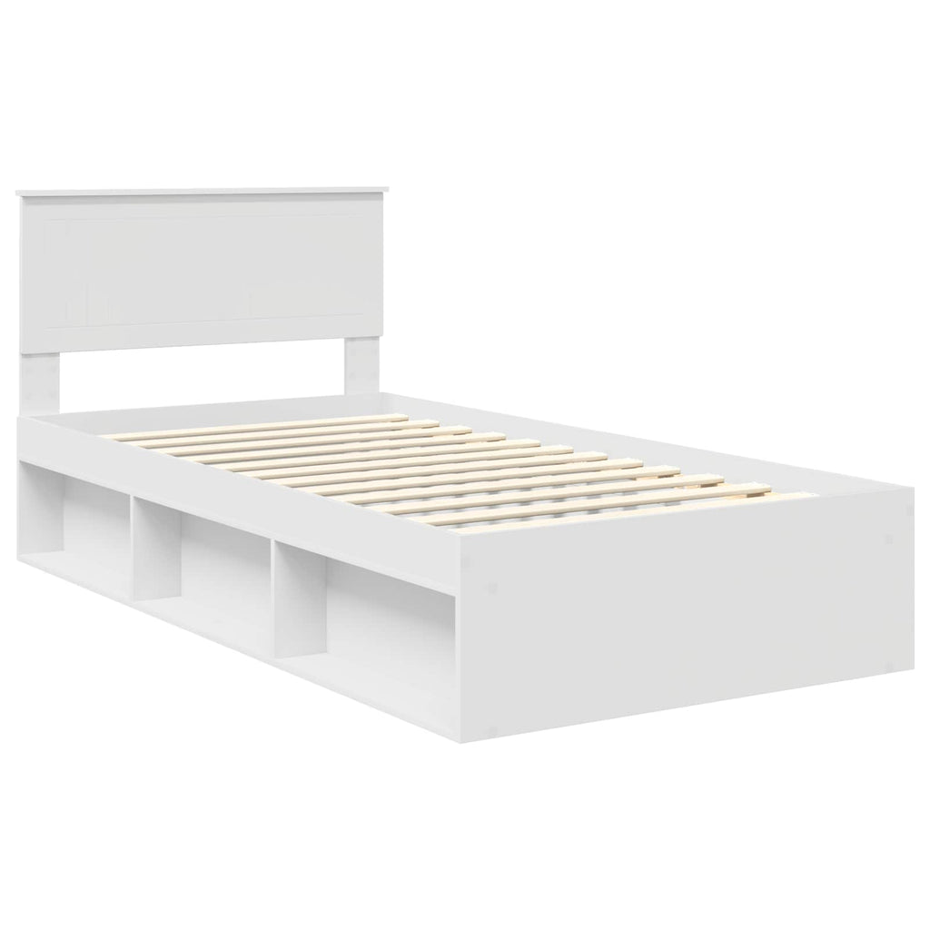 Estructura de cama 100 x 200 cm Madera de pino macizo