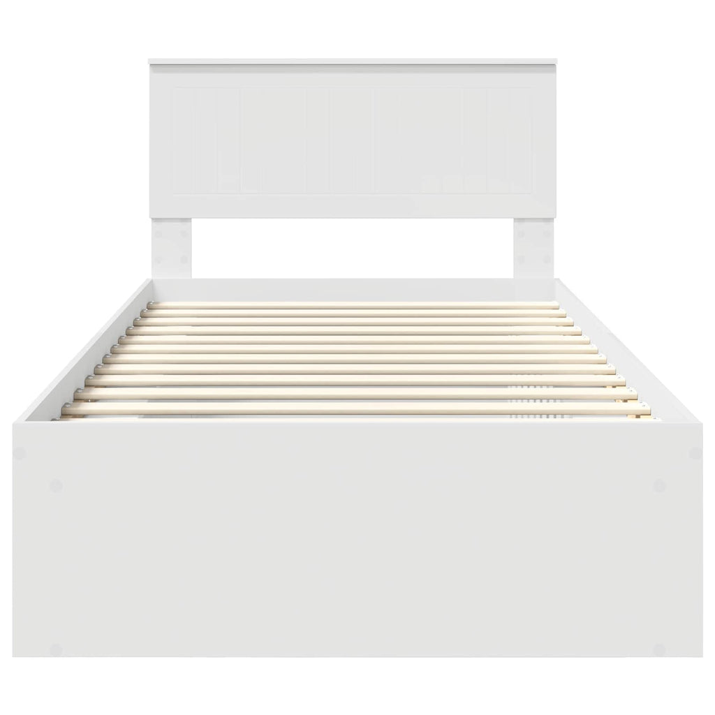 Estructura de cama 100 x 200 cm Madera de pino macizo